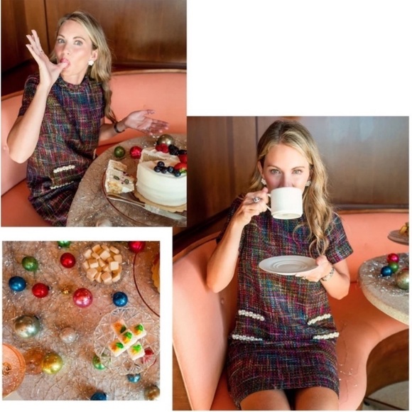 Tuckernuck x Cameran Eubanks Wimberly Dress Multicolor Tweed Jackie medium - Picture 5 of 12